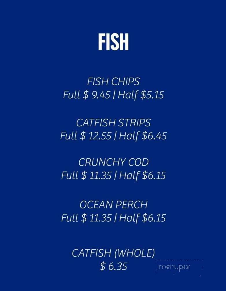 Lawrence's Fish & Shrimp - Westchester, IL menu_pic