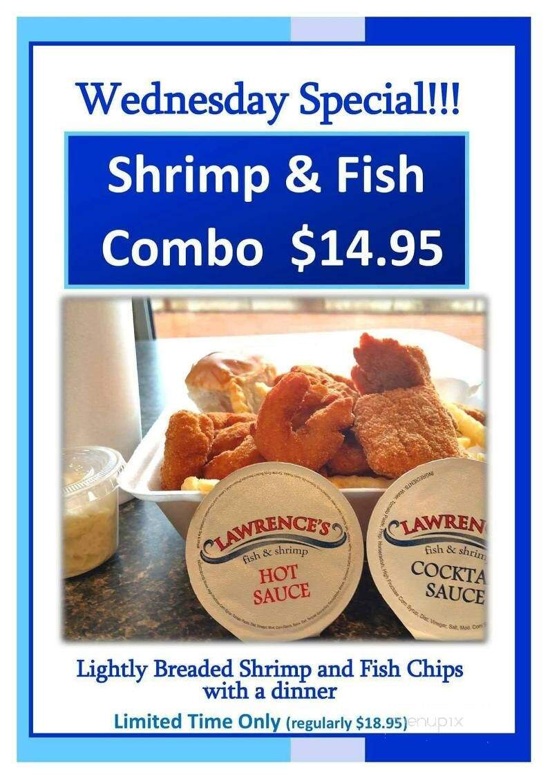 Lawrence's Fish & Shrimp - Westchester, IL menu_pic