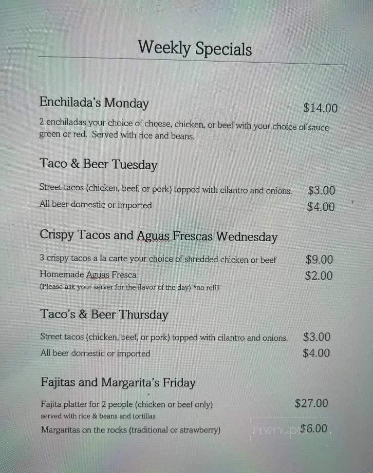 Martin's Mexican Restaurant - Baywood-Los Osos, CA