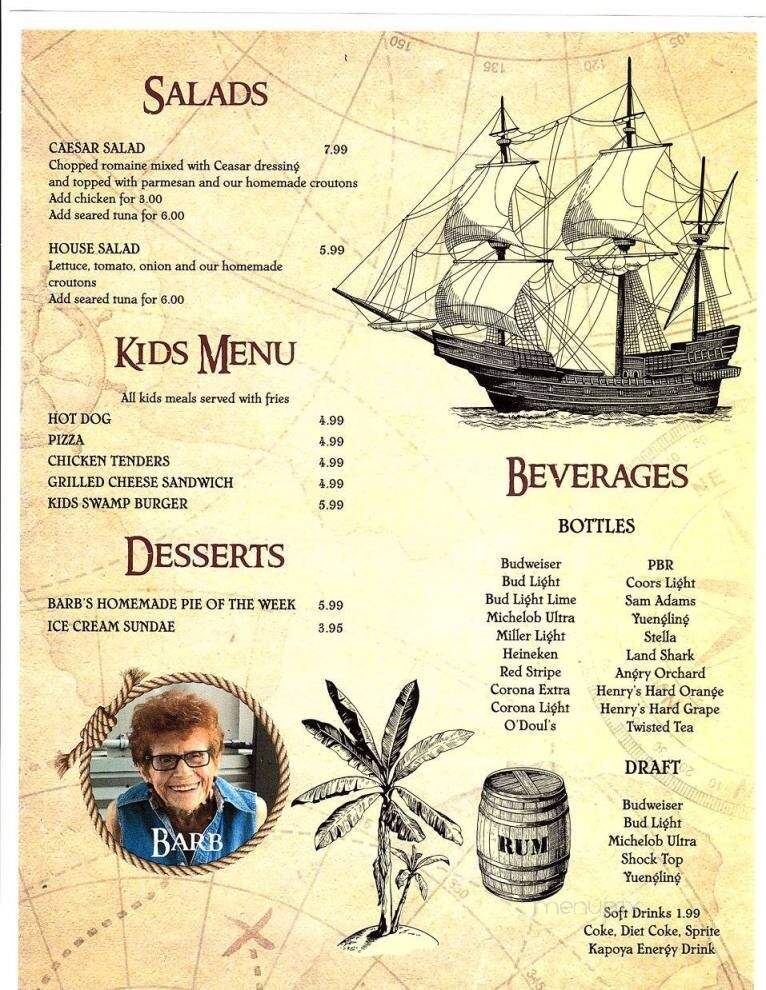 Crocadillos Bar and Grill - Fort Pierce, FL menu_pic