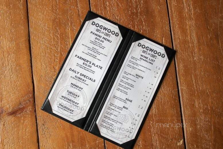 Dogwood Hops and Crops - Winston-Salem, NC menu_pic