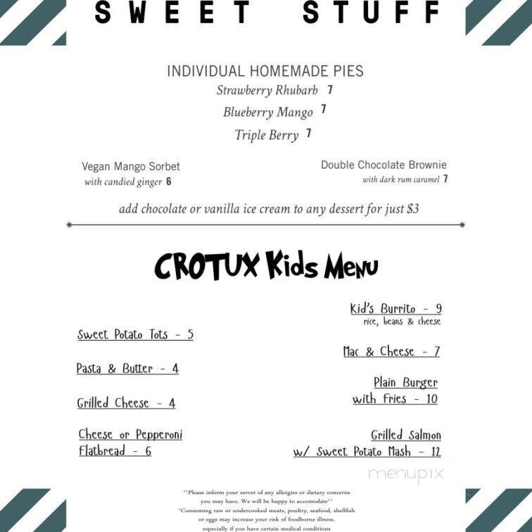 Garden Street Bowl - Kennebunk, ME menu_pic