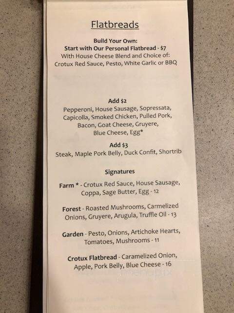 Garden Street Bowl - Kennebunk, ME menu_pic