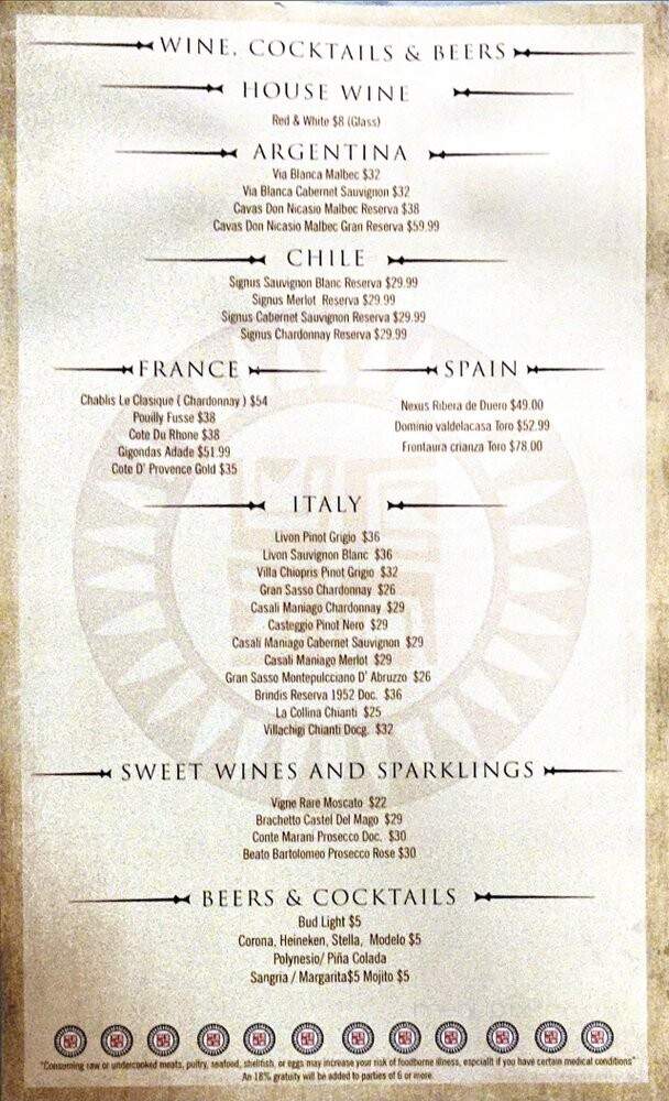 Polynesio Lake Restaurant - Hialeah Gardens, FL menu_pic