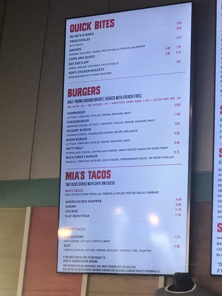 Mia's Table - Shenandoah, TX menu_pic