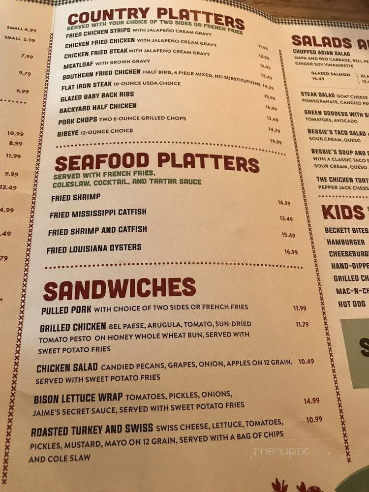 Mia's Table - Shenandoah, TX menu_pic