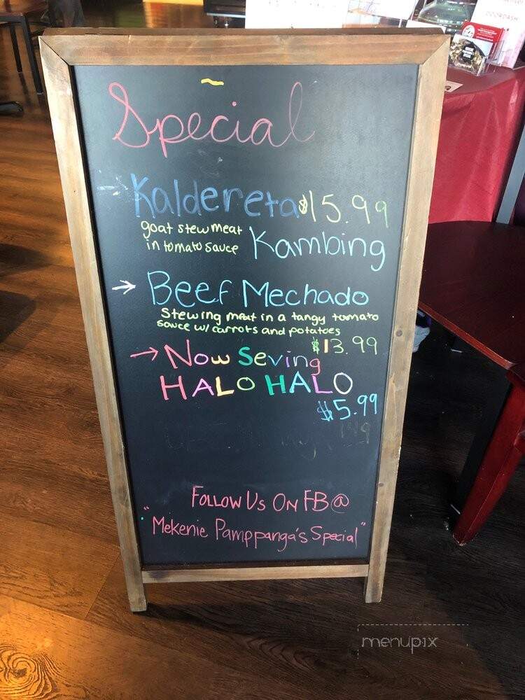 Mekenie Pampangga's Special - Renton, WA menu_pic