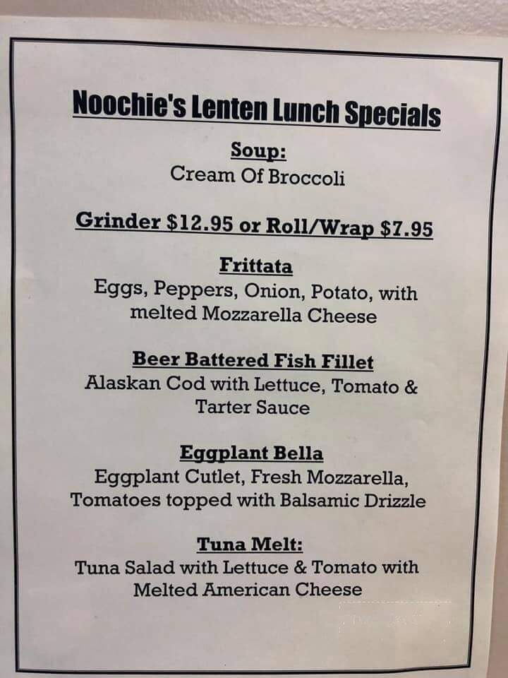 Noochie's Deli & Cafe - Waterbury, CT menu_pic