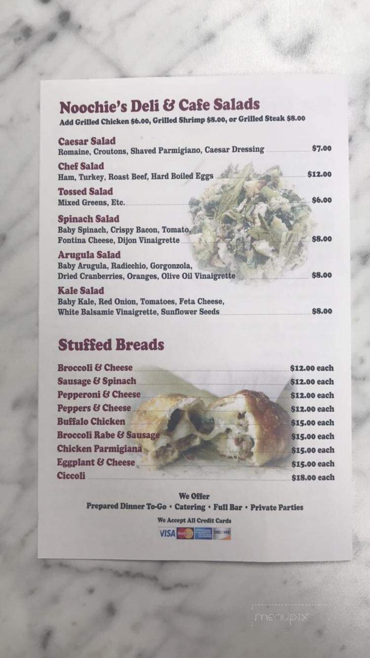 Noochie's Deli & Cafe - Waterbury, CT menu_pic