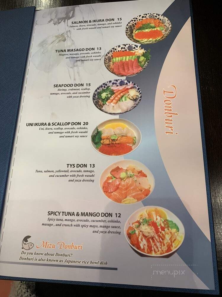 Mizu Sushi & Asian Fusion - Marlboro, NJ menu_pic