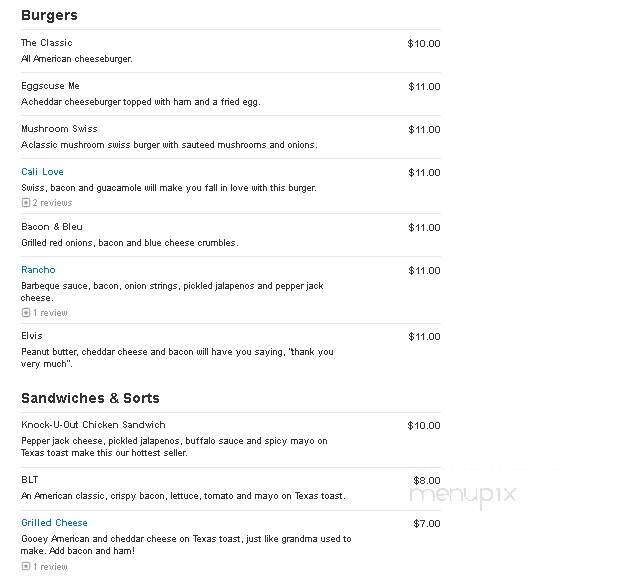 1908 Draught House - Norwalk, IA menu_pic
