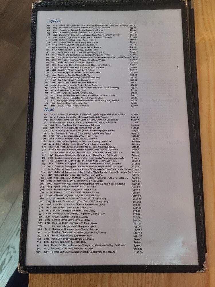 Stern and Bow - Closter, NJ menu_pic