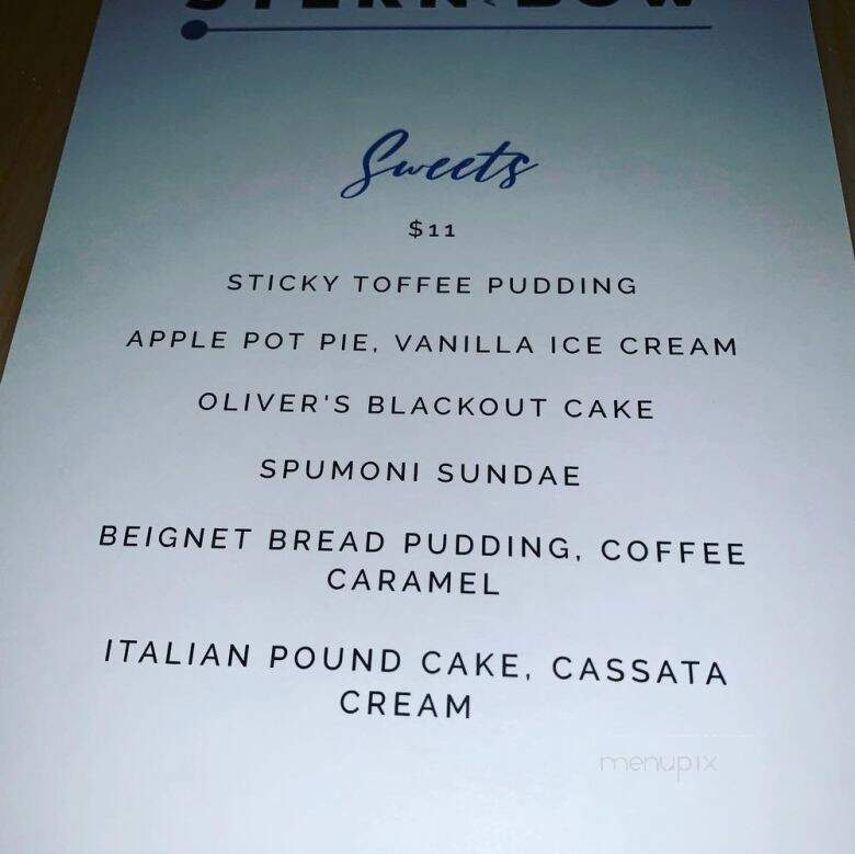 Stern and Bow - Closter, NJ menu_pic