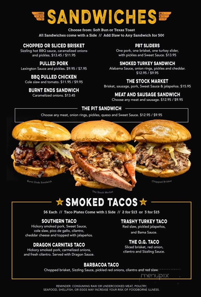 The Smoke Pit - Gastonia, NC menu_pic