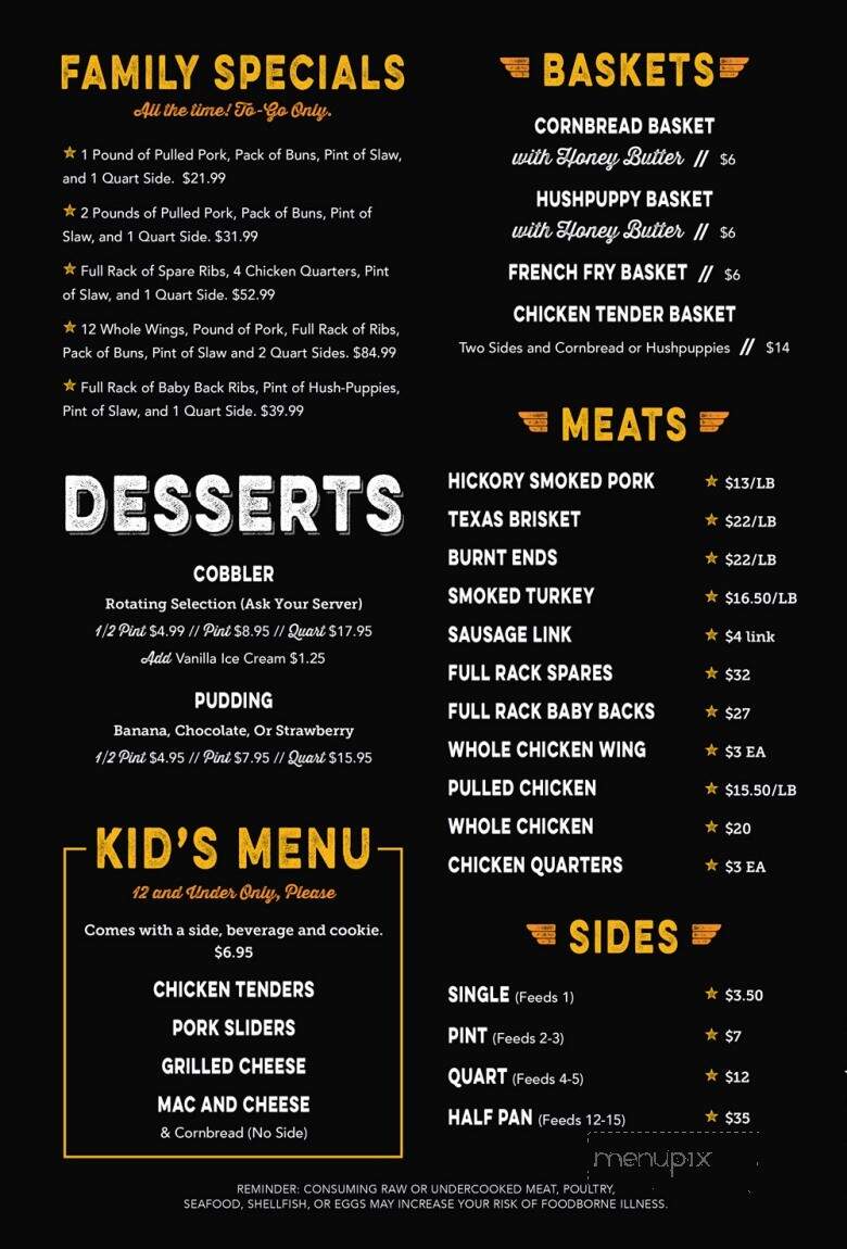 The Smoke Pit - Gastonia, NC menu_pic