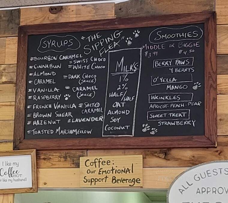 The Sipping Flea - Williamsburg, VA menu_pic