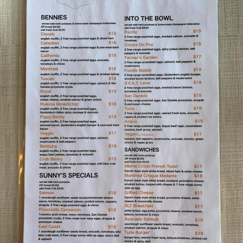 Sunny Side Up - Cochrane, AB menu_pic