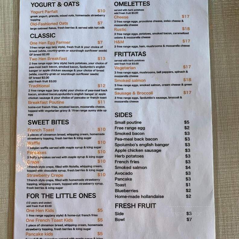Sunny Side Up - Cochrane, AB menu_pic