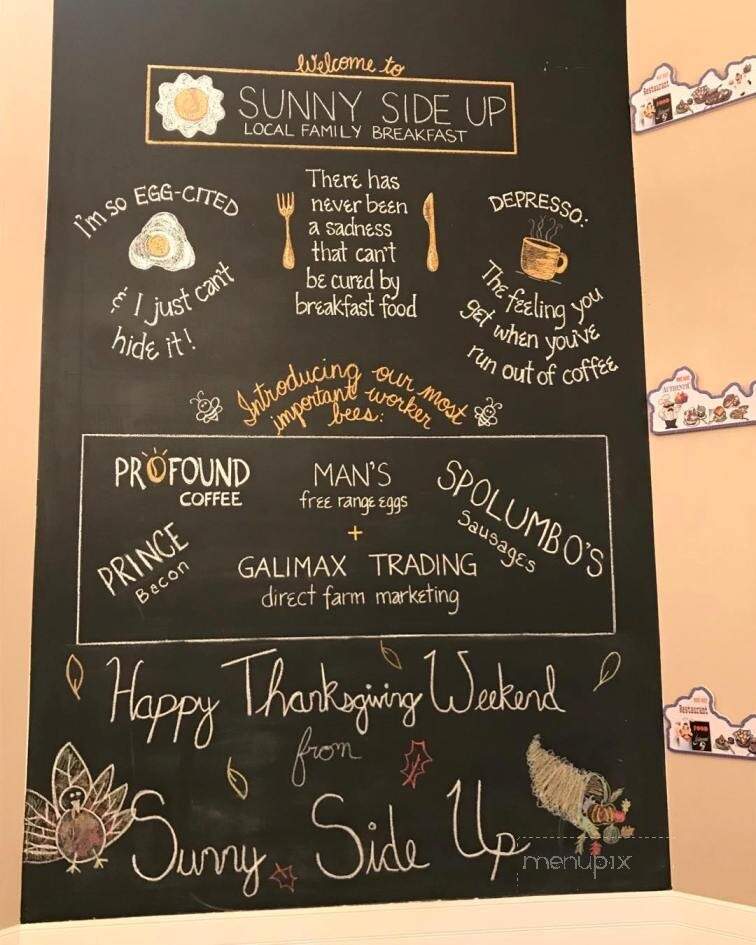 Sunny Side Up - Cochrane, AB menu_pic