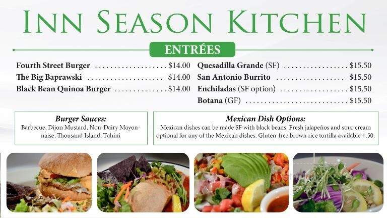 Inn Season Kitchen - Royal Oak, MI menu_pic