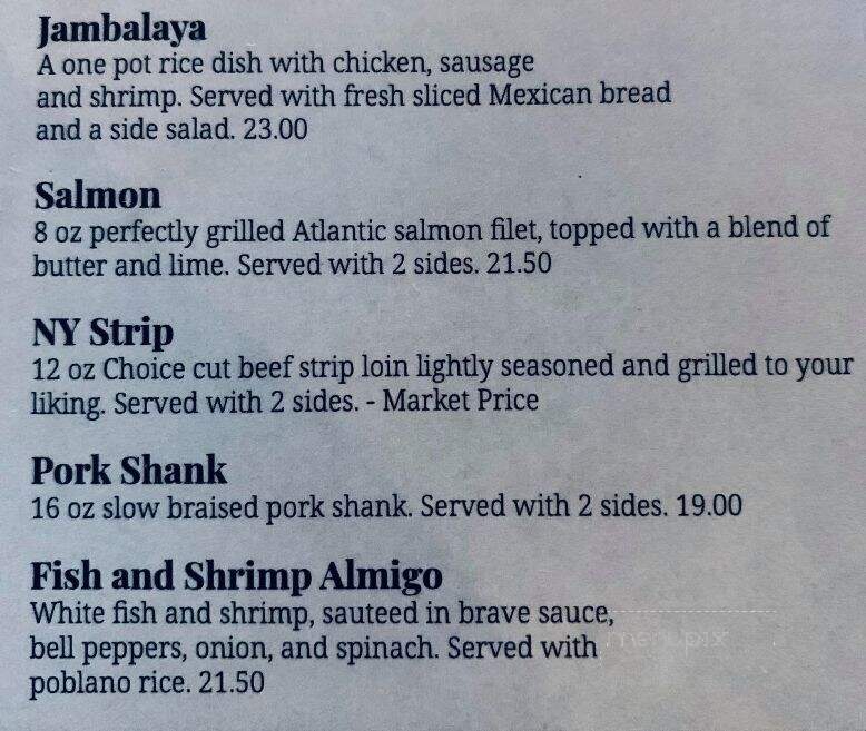 Almigos Restaurant & Grill - Lancaster, PA menu_pic