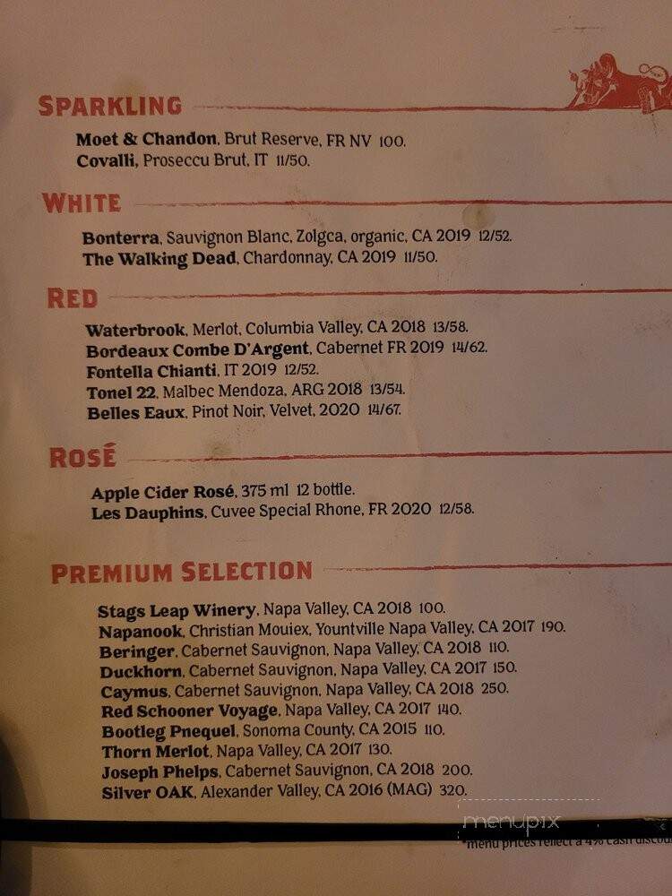The Lazy Cow - Bayside, NY menu_pic