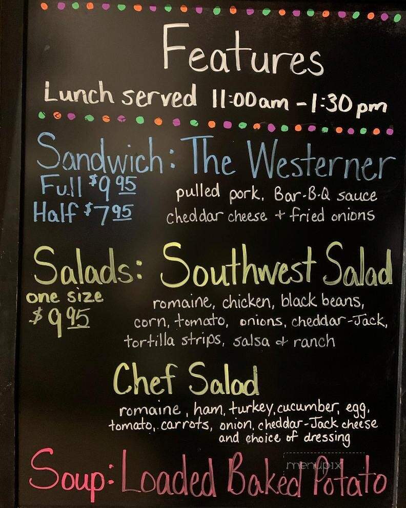 Wildflowers Coffee Boutique - Luverne, MN menu_pic