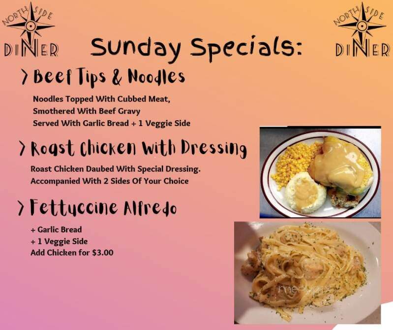 North Side Diner - Centerville, IA menu_pic