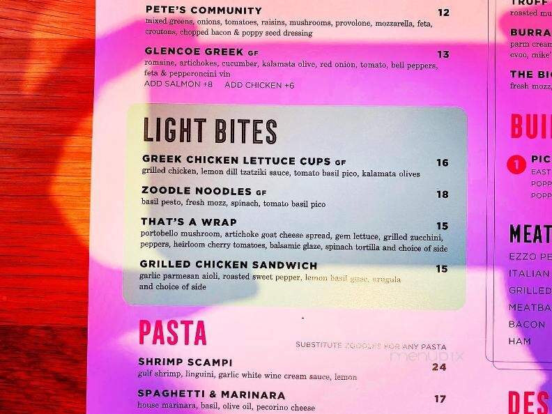 Poppy's Social - Glencoe, IL menu_pic