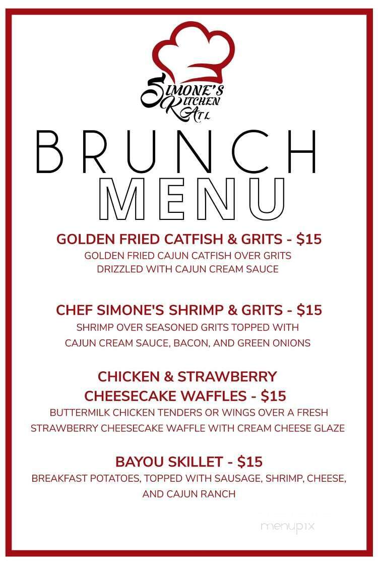 Simone's Kitchen ATL - Birmingham, AL menu_pic