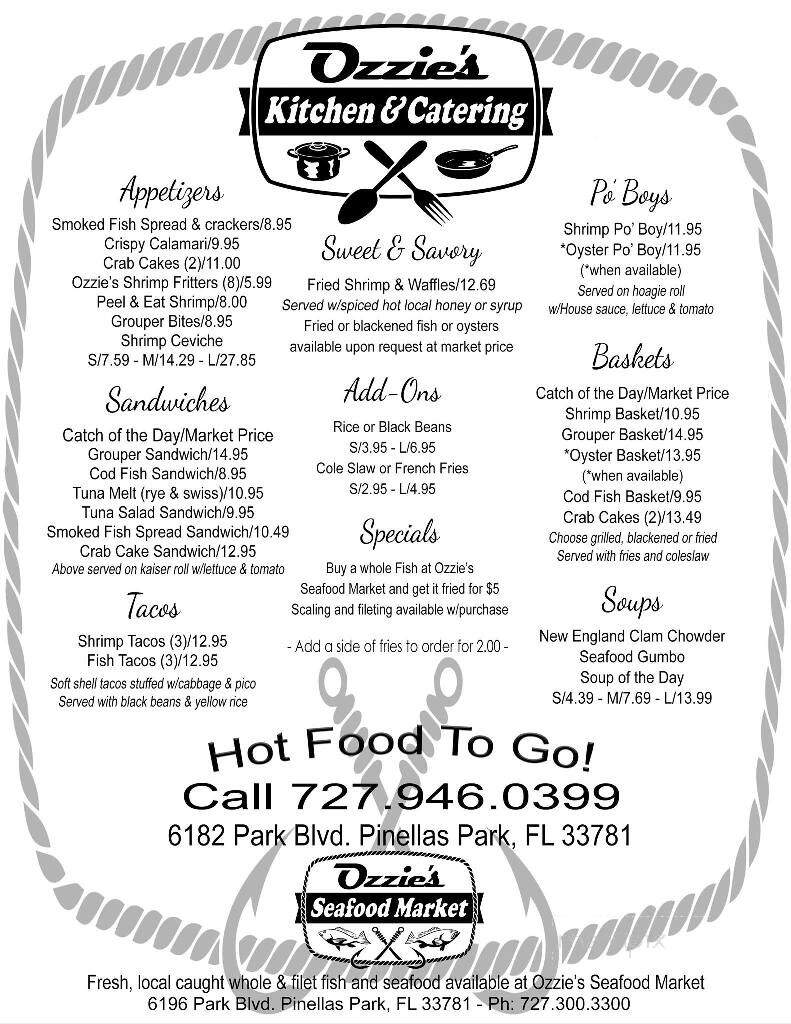 Ozzies Seafood Market - Pinellas Park, FL menu_pic
