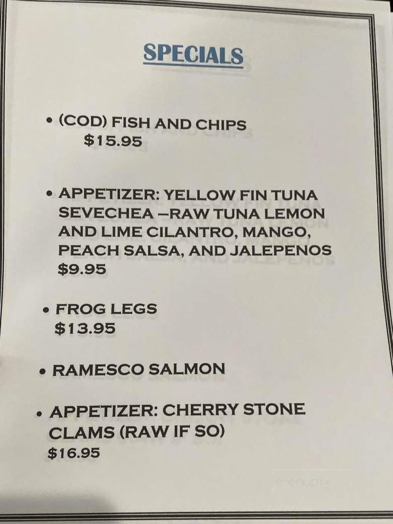 Local Eatery and Grill - Sevierville, TN menu_pic