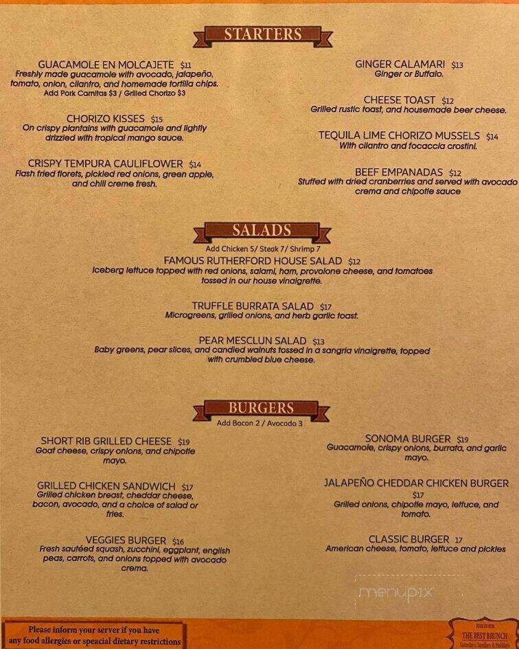 Sonoma Bistro Bar & Grill - Nutley, NJ