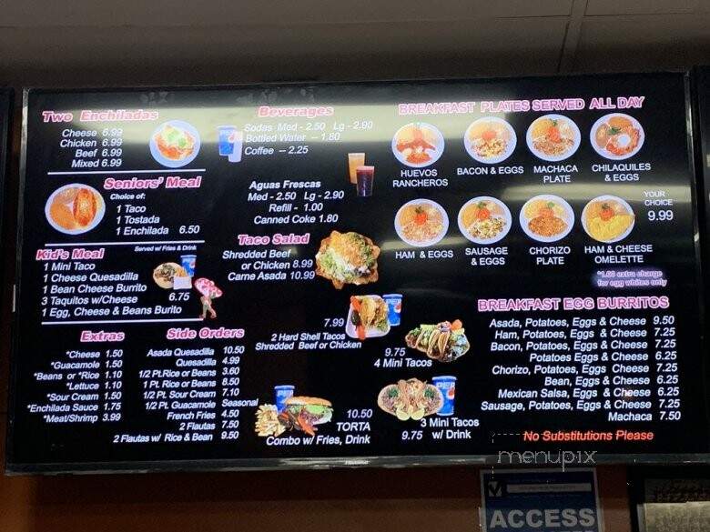 Los Jilbertos Taco Shop - Wildomar, CA menu_pic