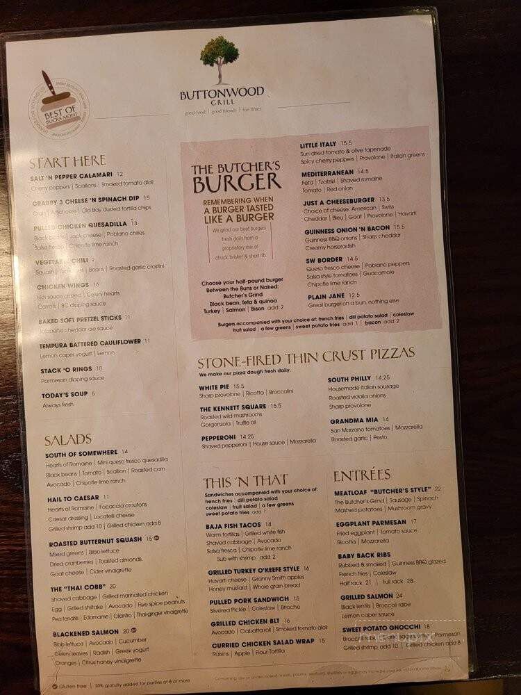Buttonwood Grill - New Hope, PA