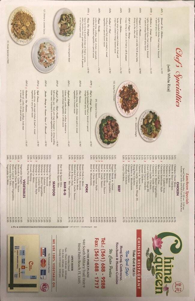 China Queen - West Palm Beach, FL menu_pic