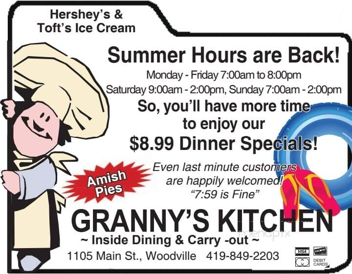 Granny's Kitchen - Woodville, OH