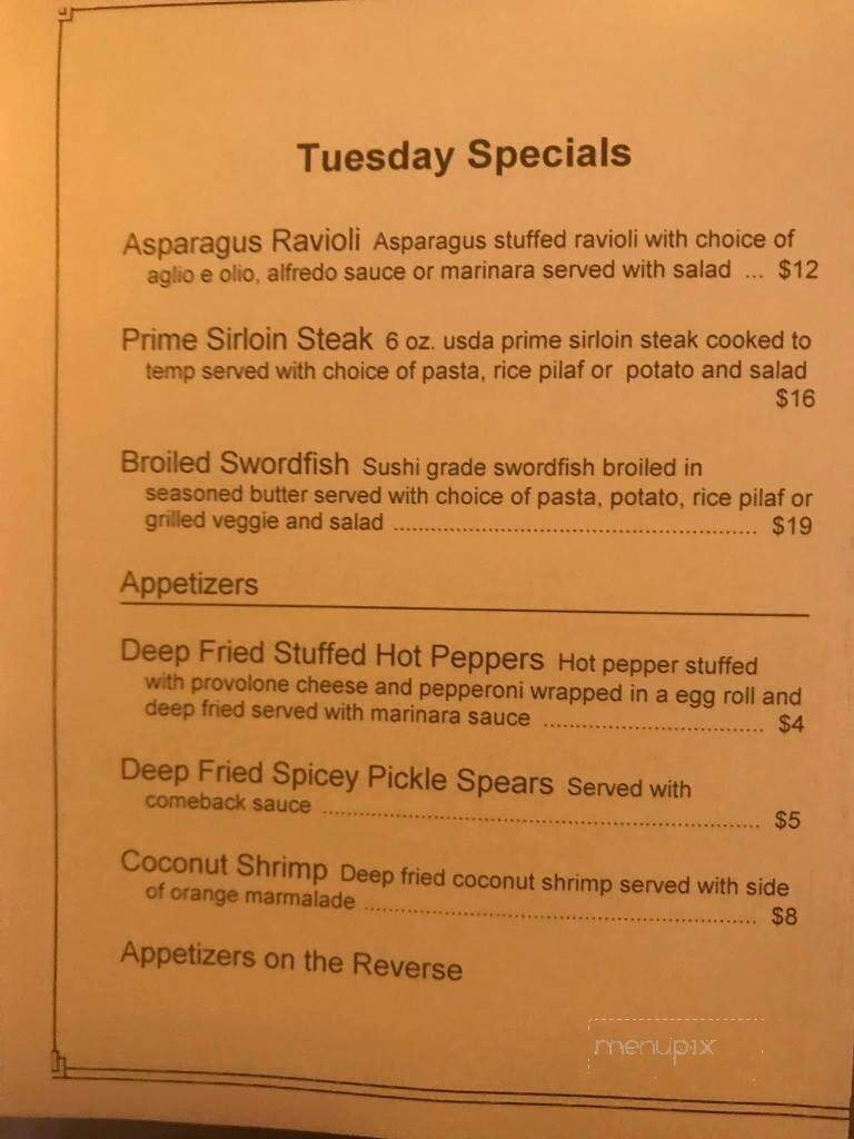 Palombo's Italian Restaurant - North Canton, OH menu_pic