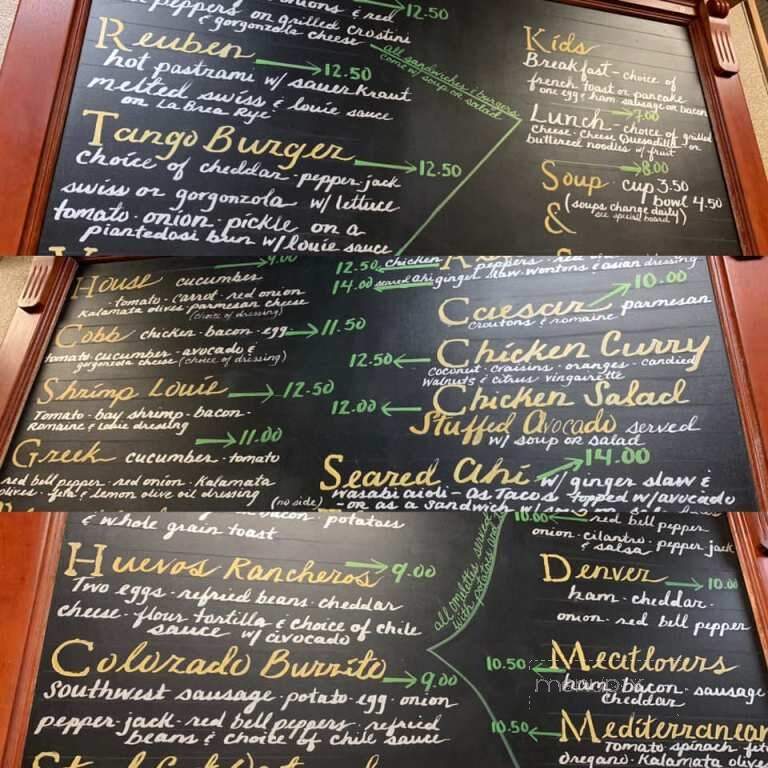 Tango Cafe - Sandpoint, ID menu_pic