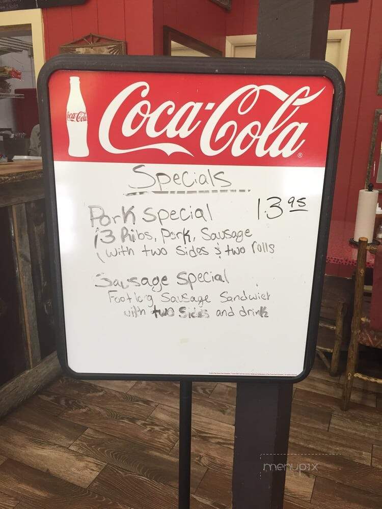 Hungry Bear BBQ - Gatlinburg, TN menu_pic