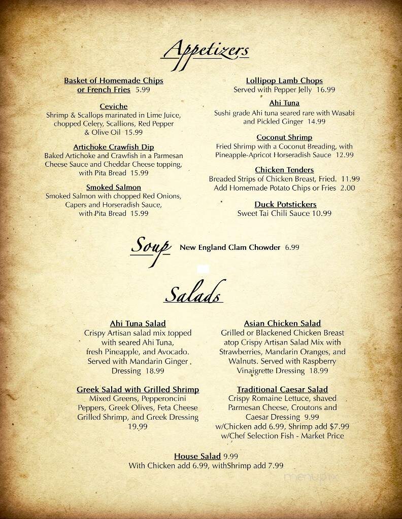 Englewoods on Dearborn - Englewood, FL menu_pic
