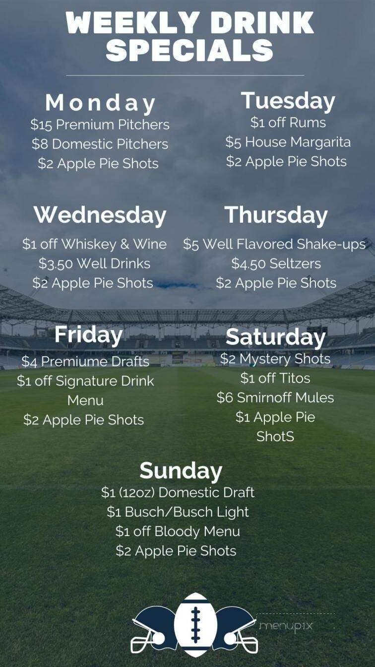 Bull Moose Bar & Grille - Sandwich, IL menu_pic