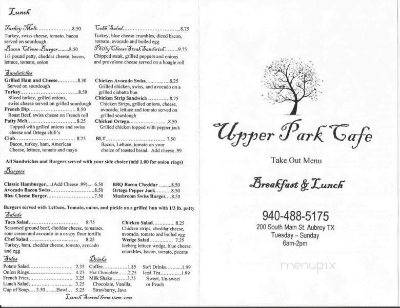 Upper Park Cafe - Aubrey, TX