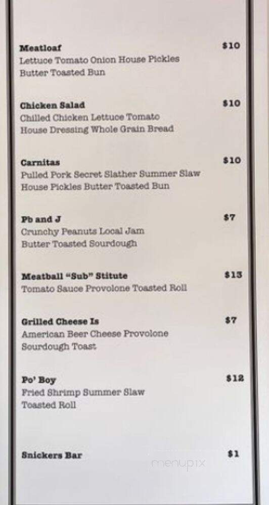 Scotty's Takeout - Sedona, AZ menu_pic