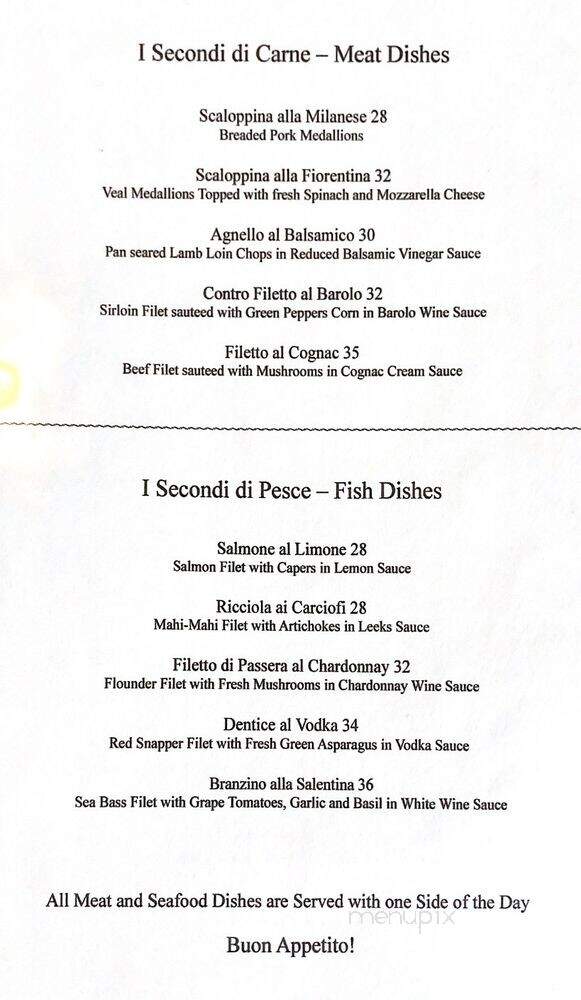 Ezio Bistro - San Antonio, TX menu_pic