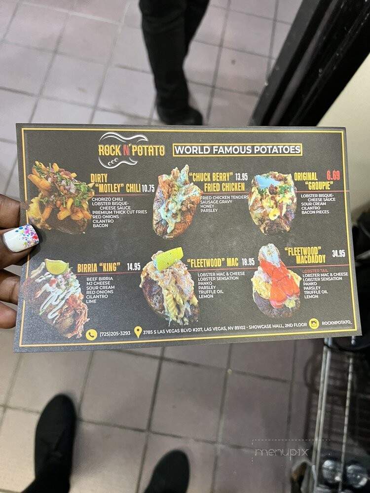 Rock N' Potato - Las Vegas, NV menu_pic