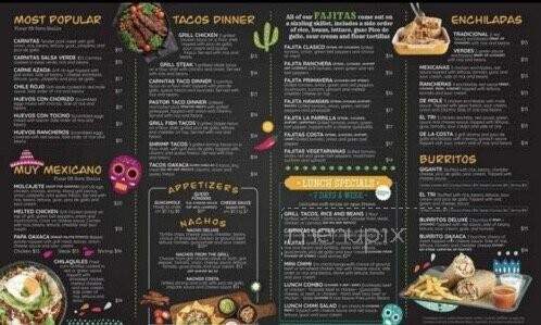 Casa Oaxaca - Minburn, IA menu_pic