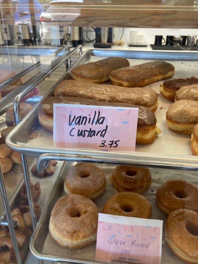 Cruel Donuts - San Mateo, CA menu_pic