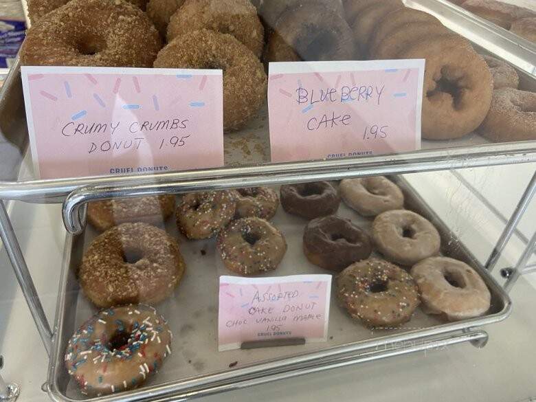 Cruel Donuts - San Mateo, CA menu_pic