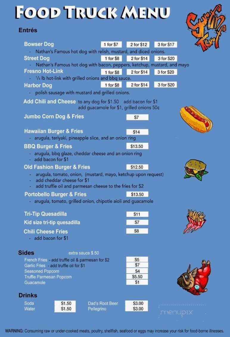Surfin Turf - Santa Cruz, CA menu_pic